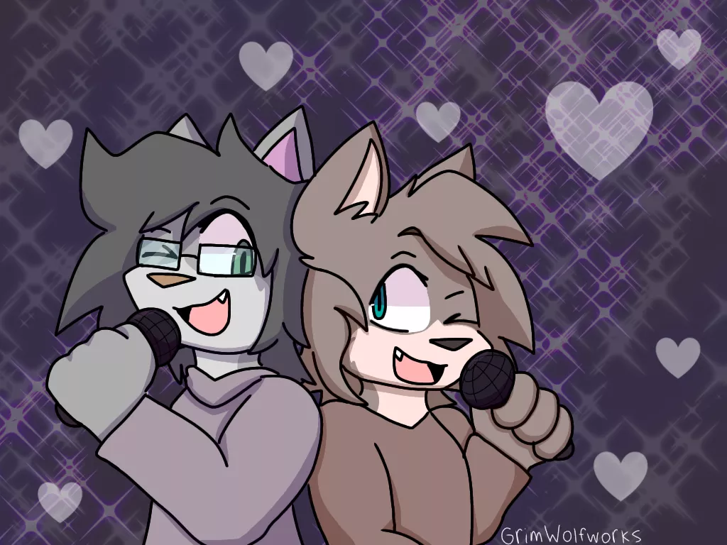 Lovely Duet (art by me) posted by PokeyHusky64
