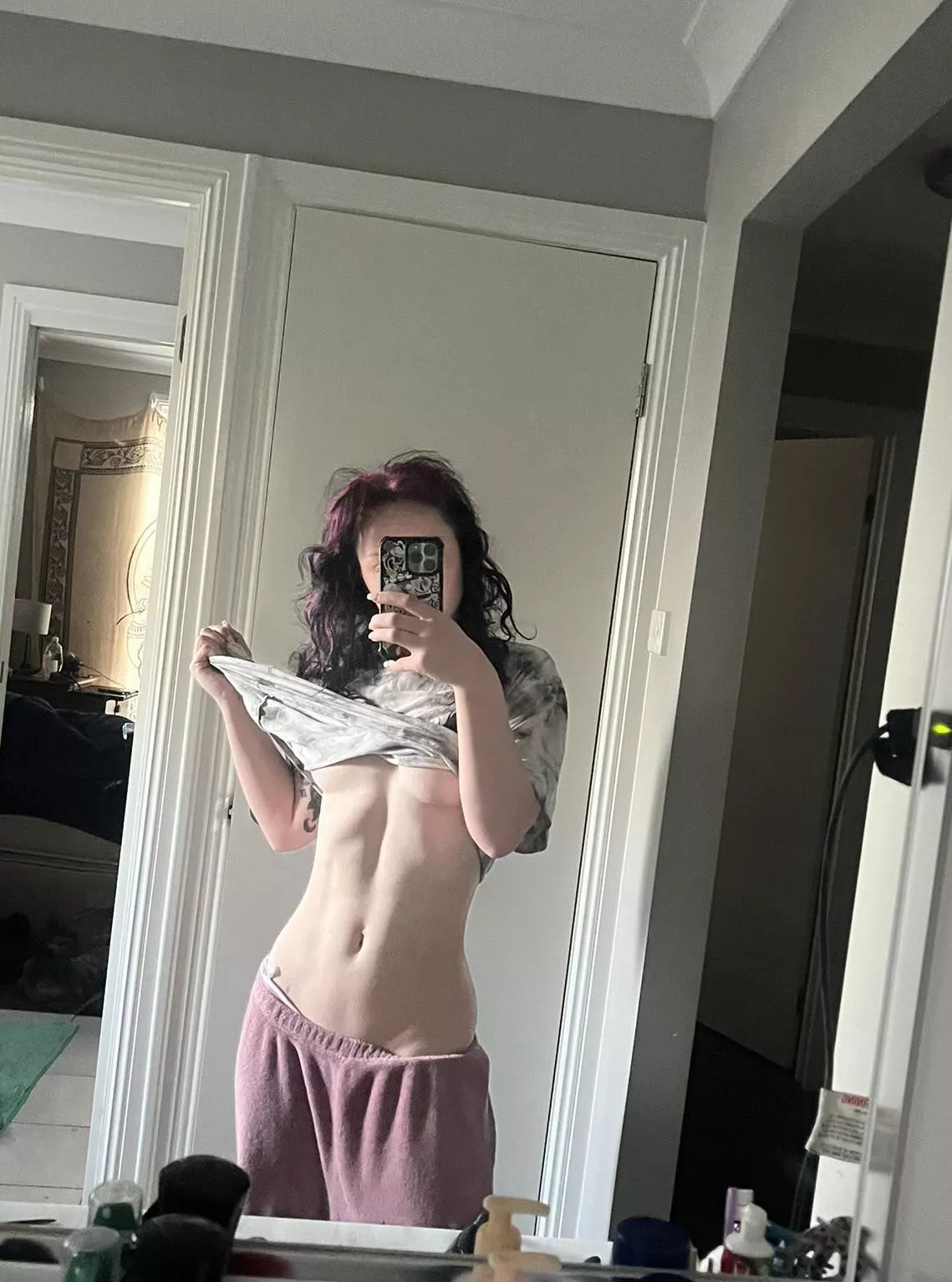 Messy hair but felt cute anyways  posted by prescriptionkid