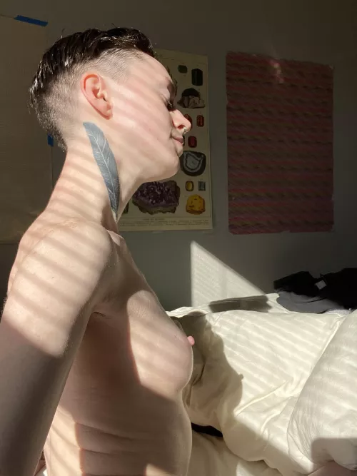 nipple so prominent, it gets its own shadow by quill_la_petite