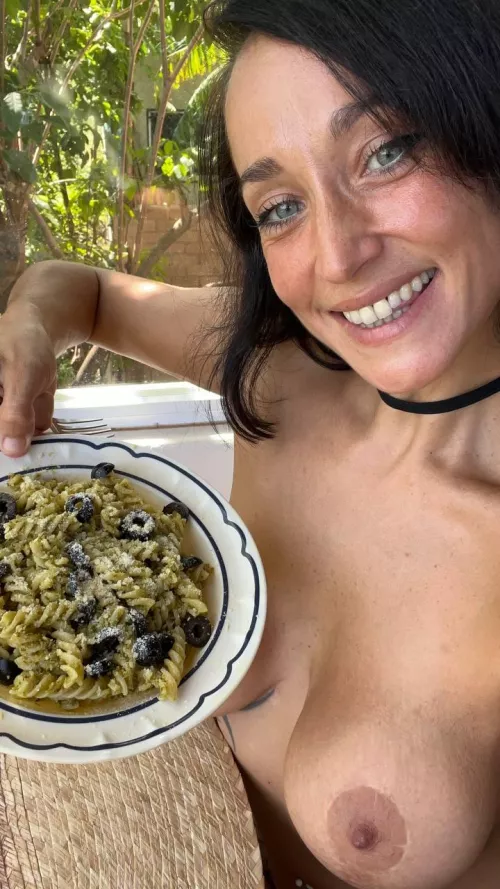 pasta or my boob? by Tasty_Individual7578