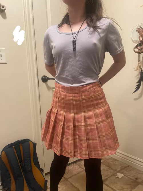 Pokies and my cute little skirt by Said1942
