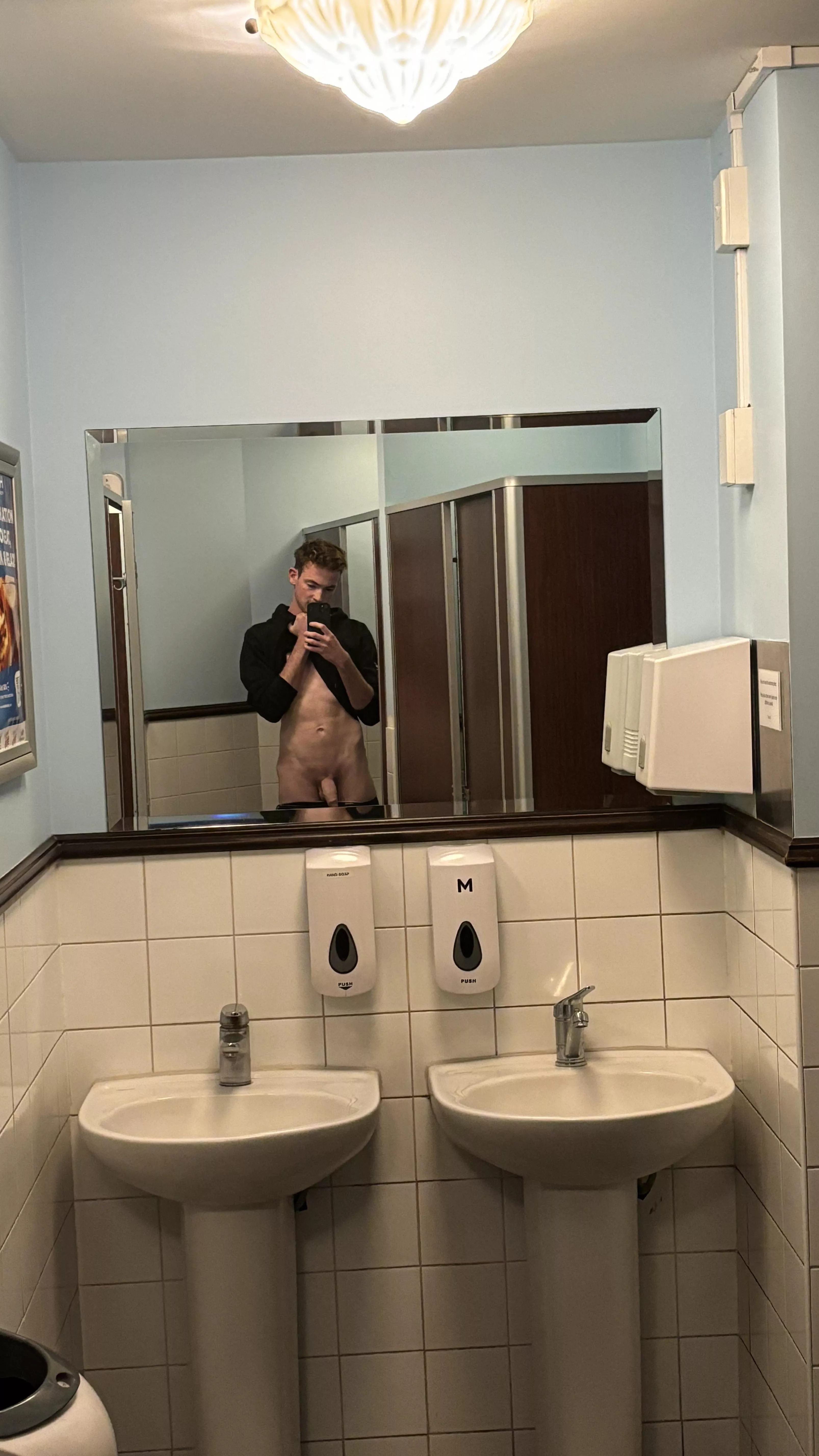 Restaurant bathroom fun ;) posted by Alex_Lust