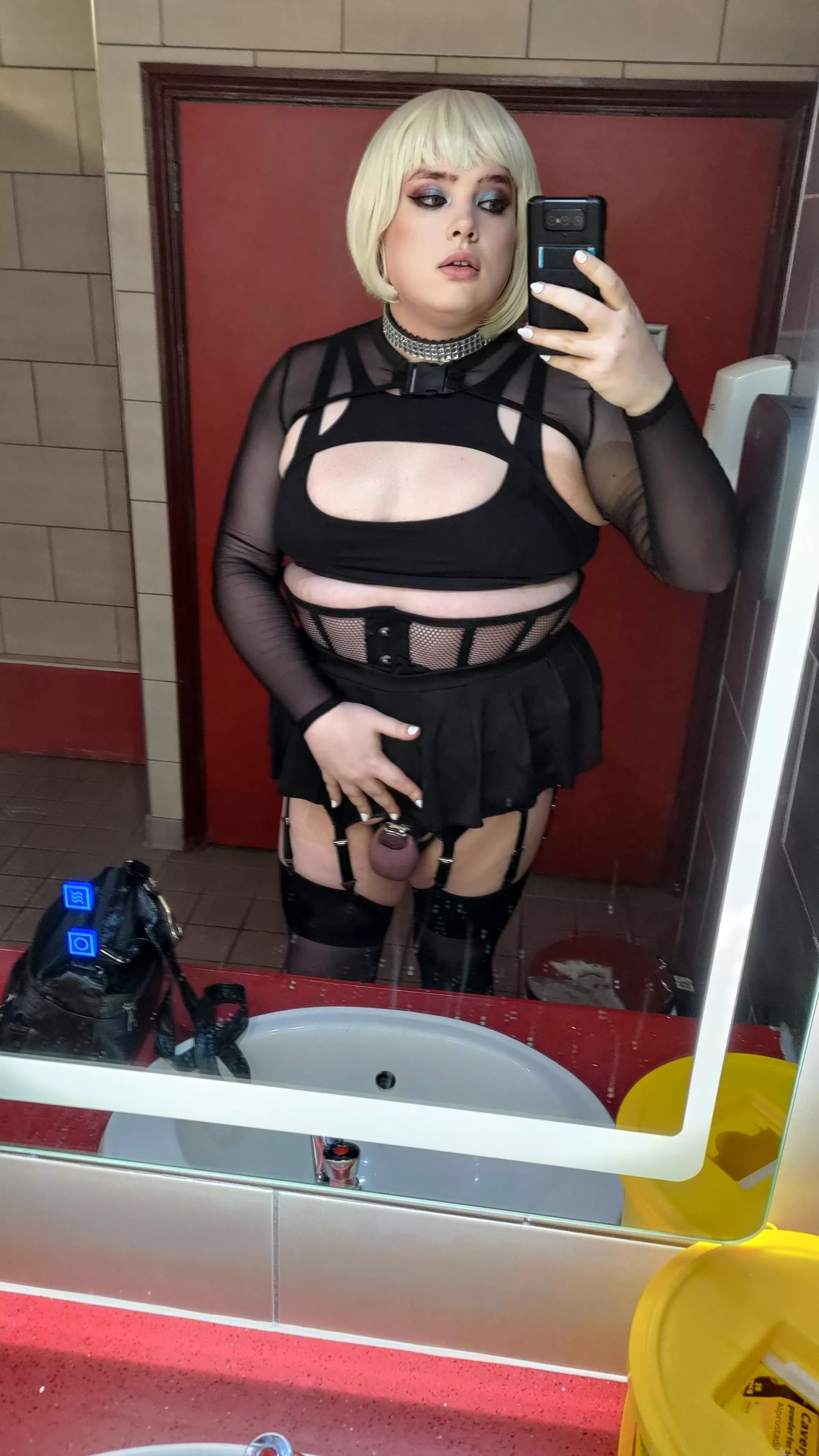 Should I keep the cage on display or tuck it back behind my panties?  posted by JadeStorm8