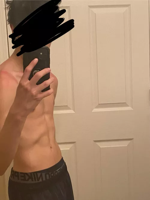 Still shy but I’m working out more what do y’all think? by NightmanD69