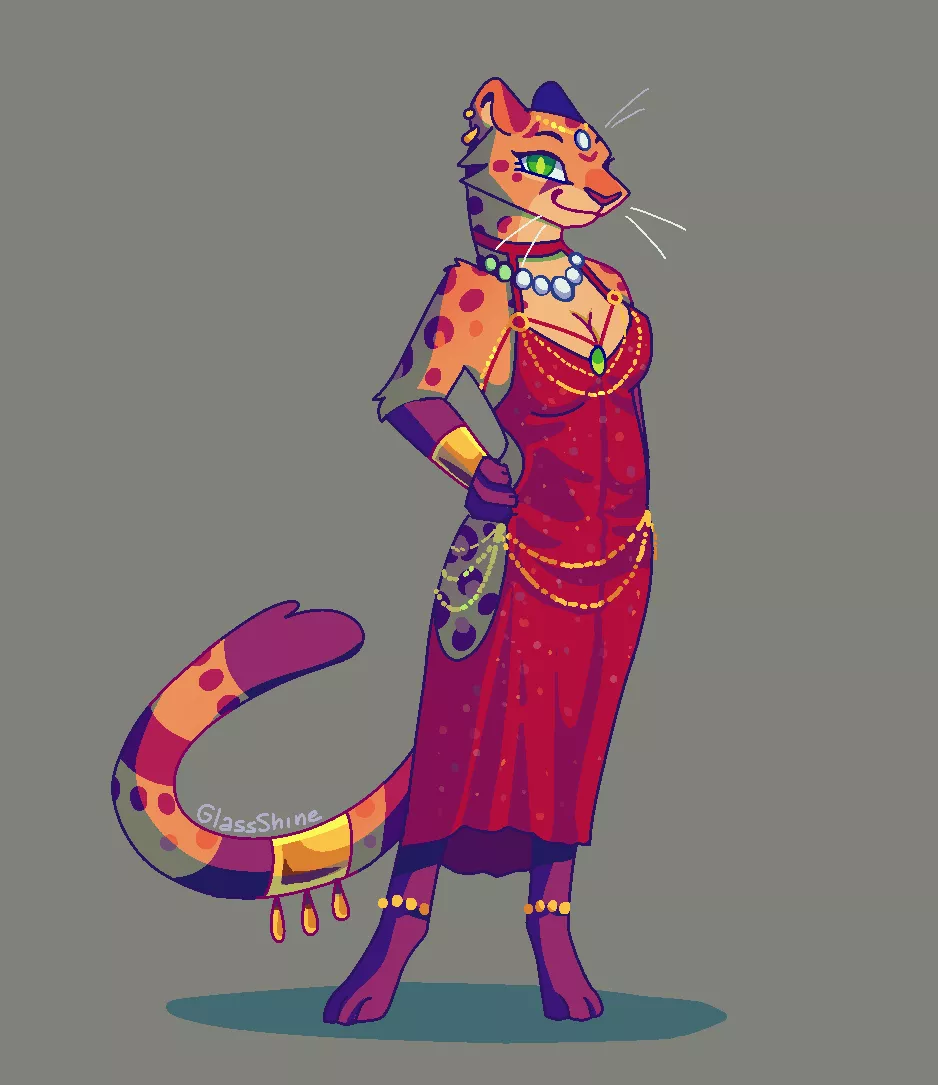 That red dress trend [oc] posted by GlassShine