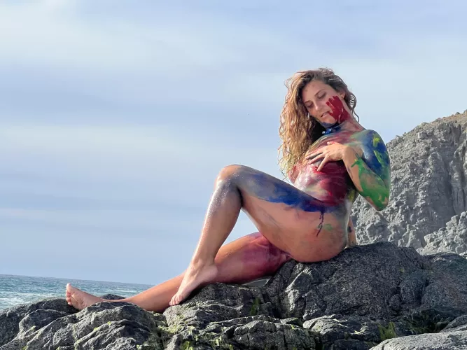 The Painted Cliffs of California by paintwithbabeross