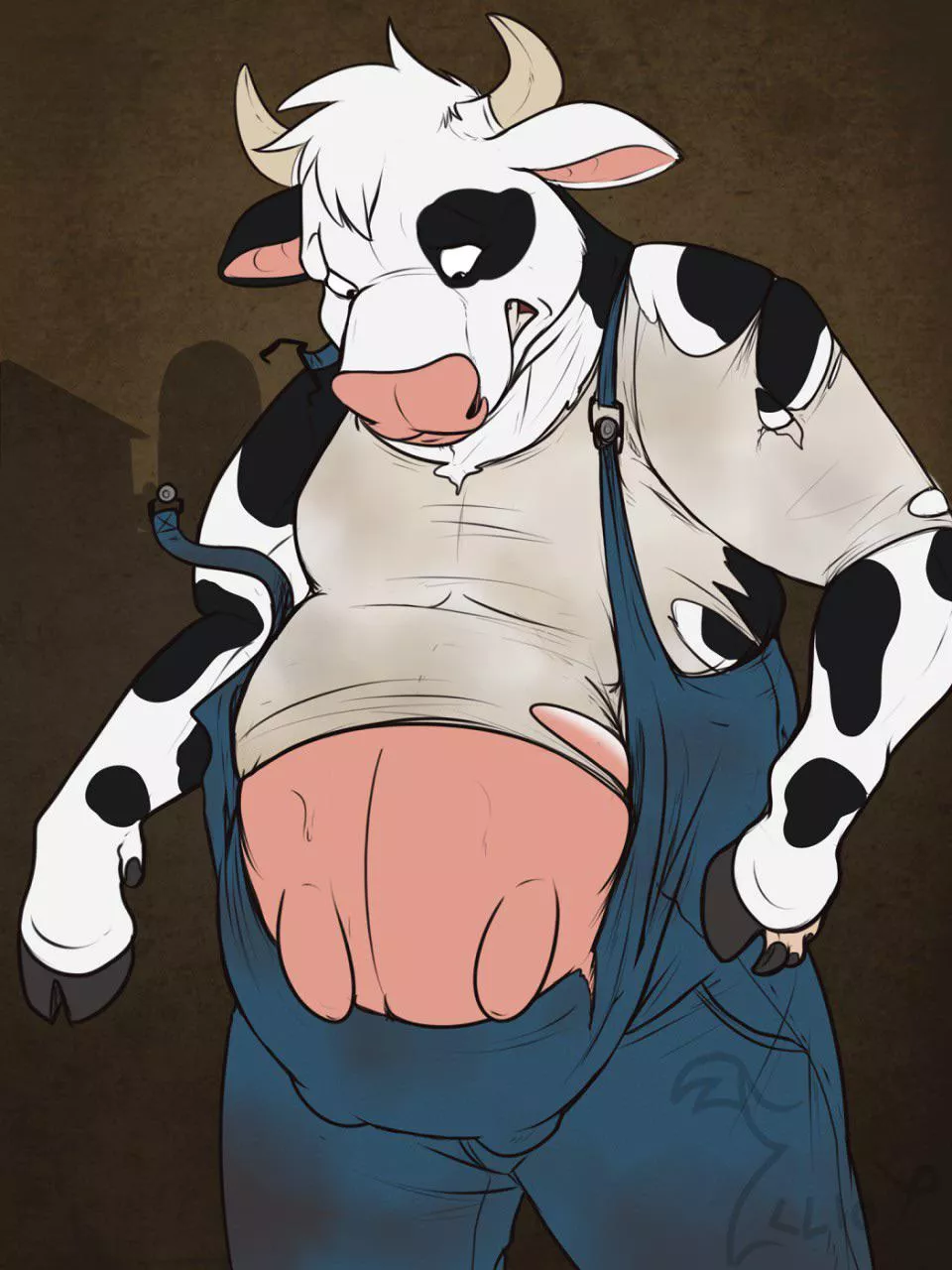 Udder Inconvenience (Cow tf by BinturongBoy) posted by Fit_Operation9955