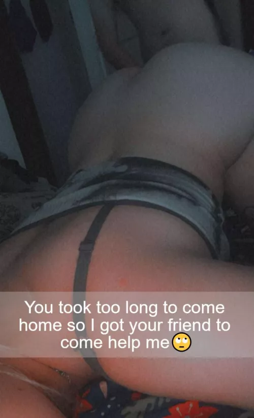 He took too long, what else am I supposed to do 🤷‍♀️ by Sugarr_Bunzz420