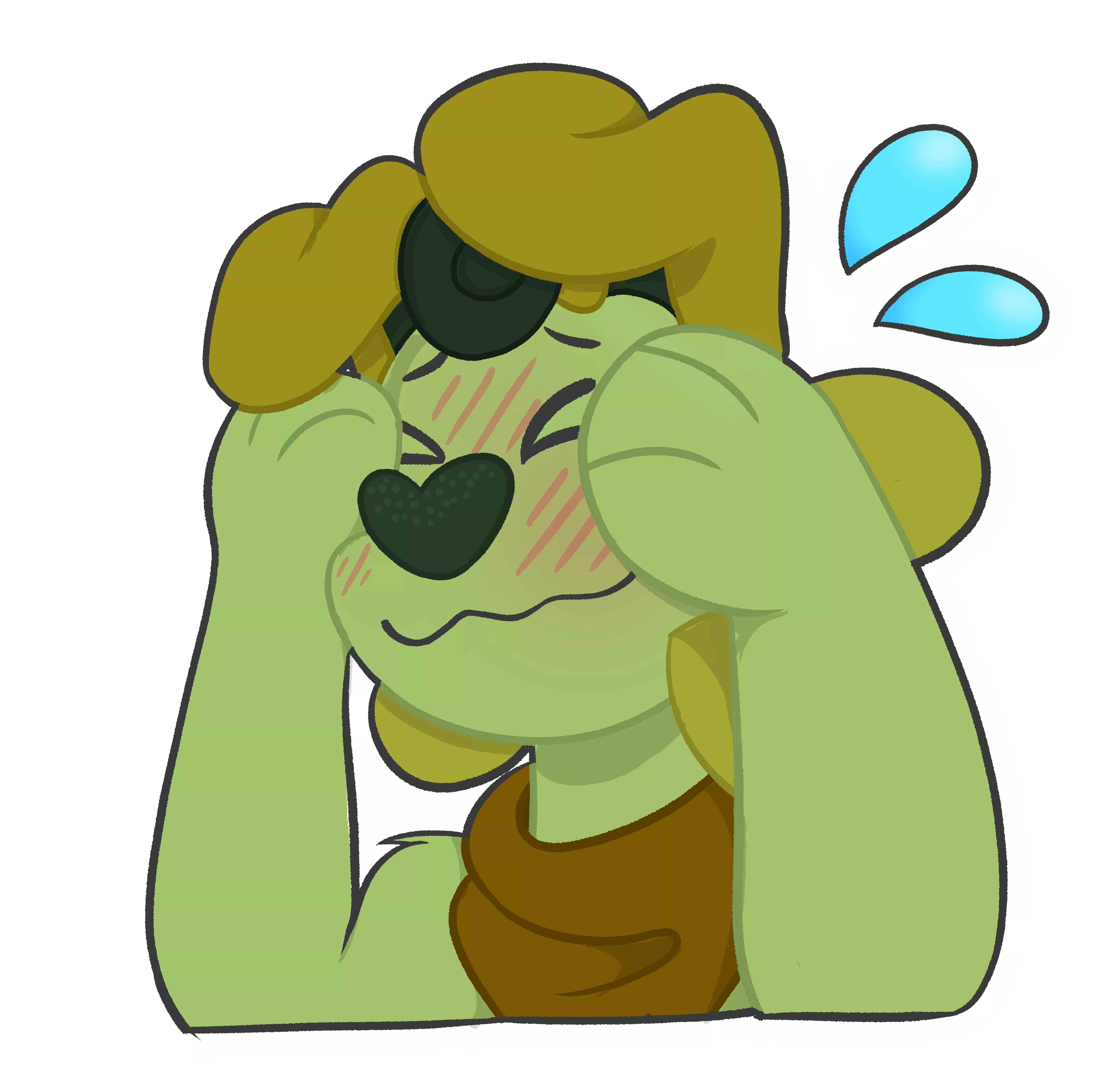 He's trying his best to contain his feeling posted by CheapGriffy