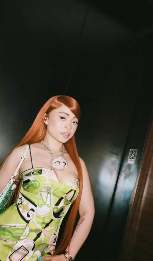 Ice spice via Snapchat story by OVOyoungozzy