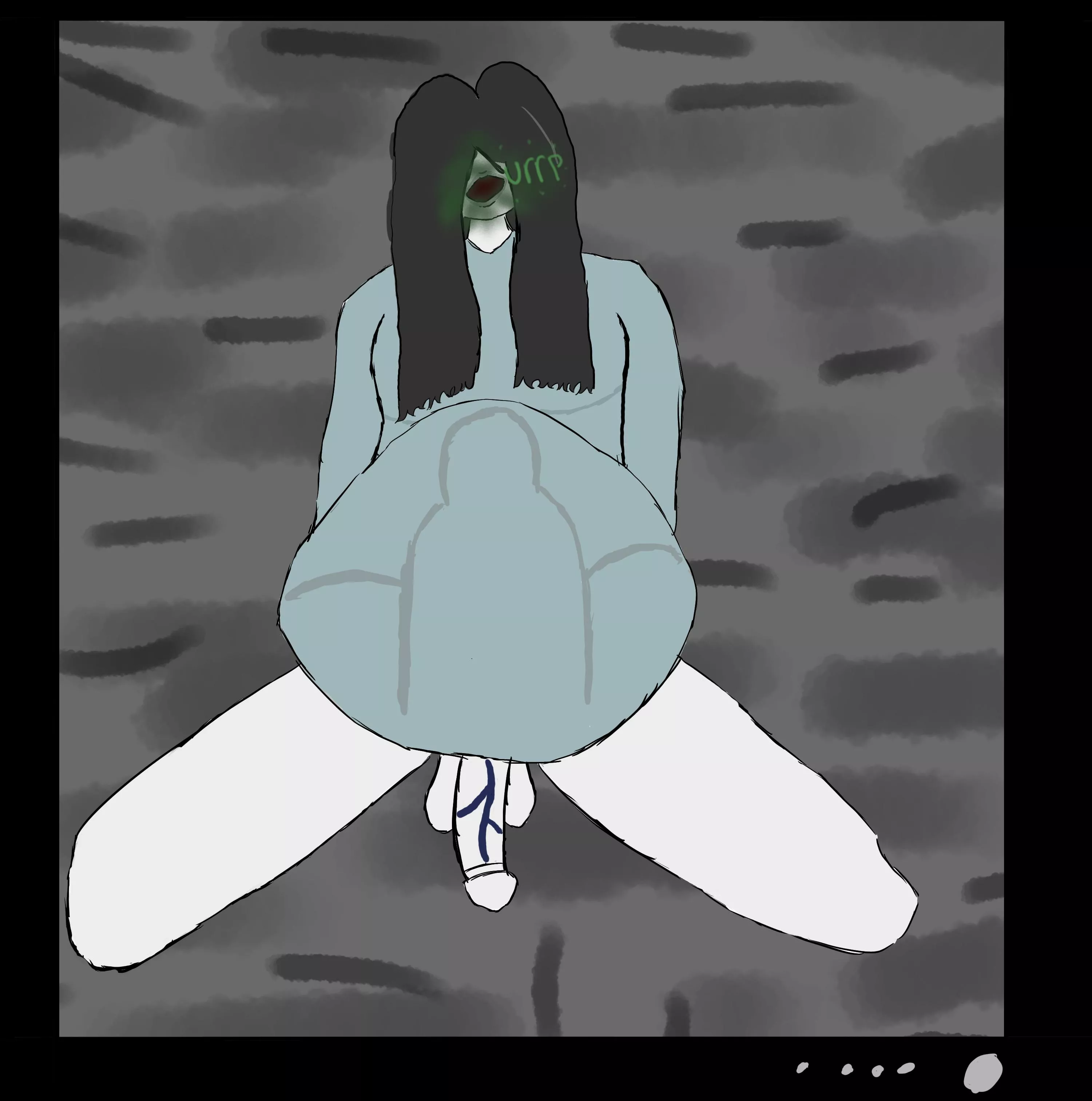 {Image} Futa Sadako Vore (art by me) posted by Emotional_Tear_5843