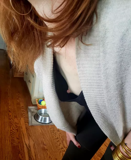 Just giving my colleagues a better view to brighten their day. by 2marriedsluts