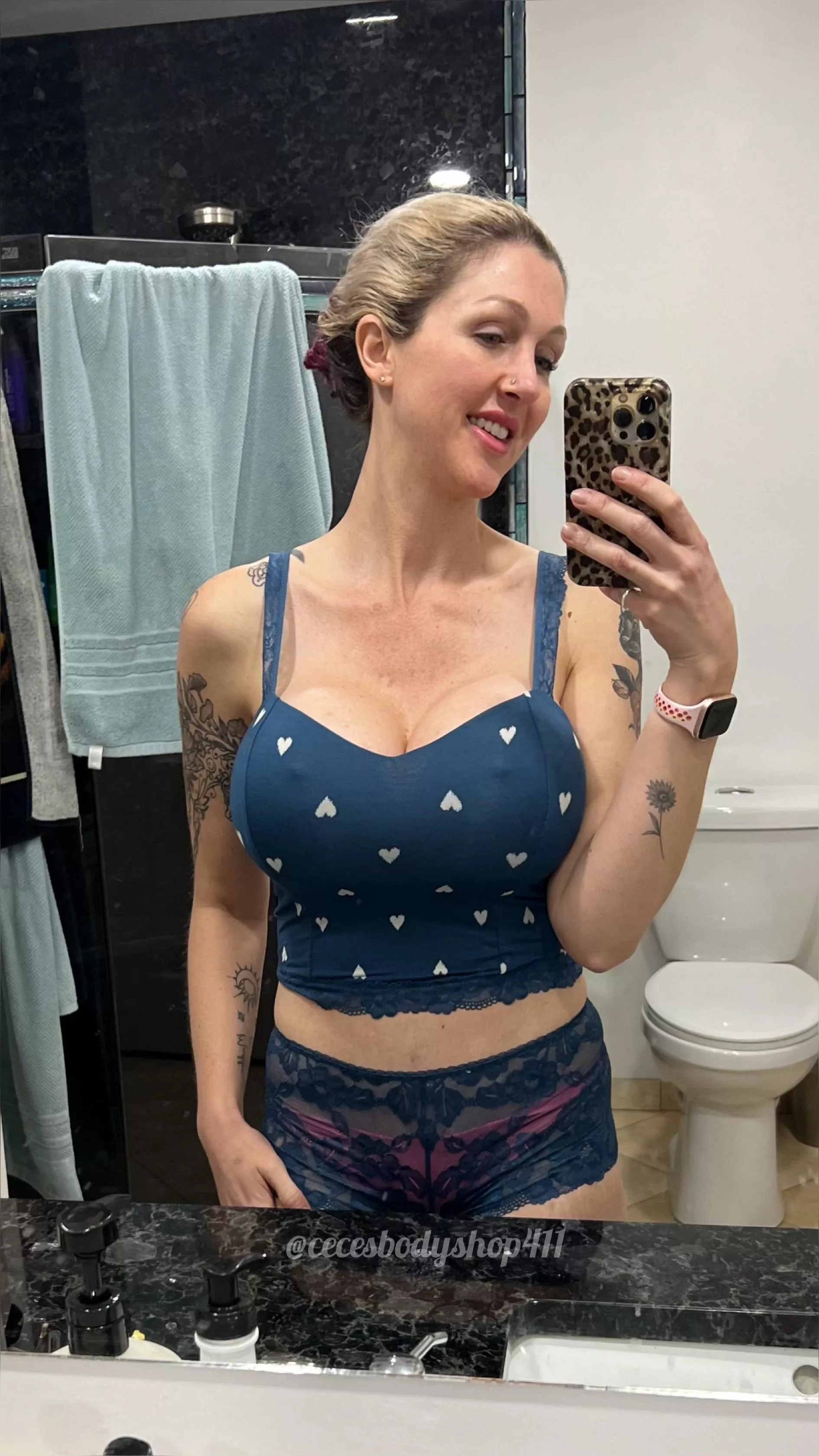 New VS crop top PJs. At 39 do I pull it off?  posted by cecesbodyshop411