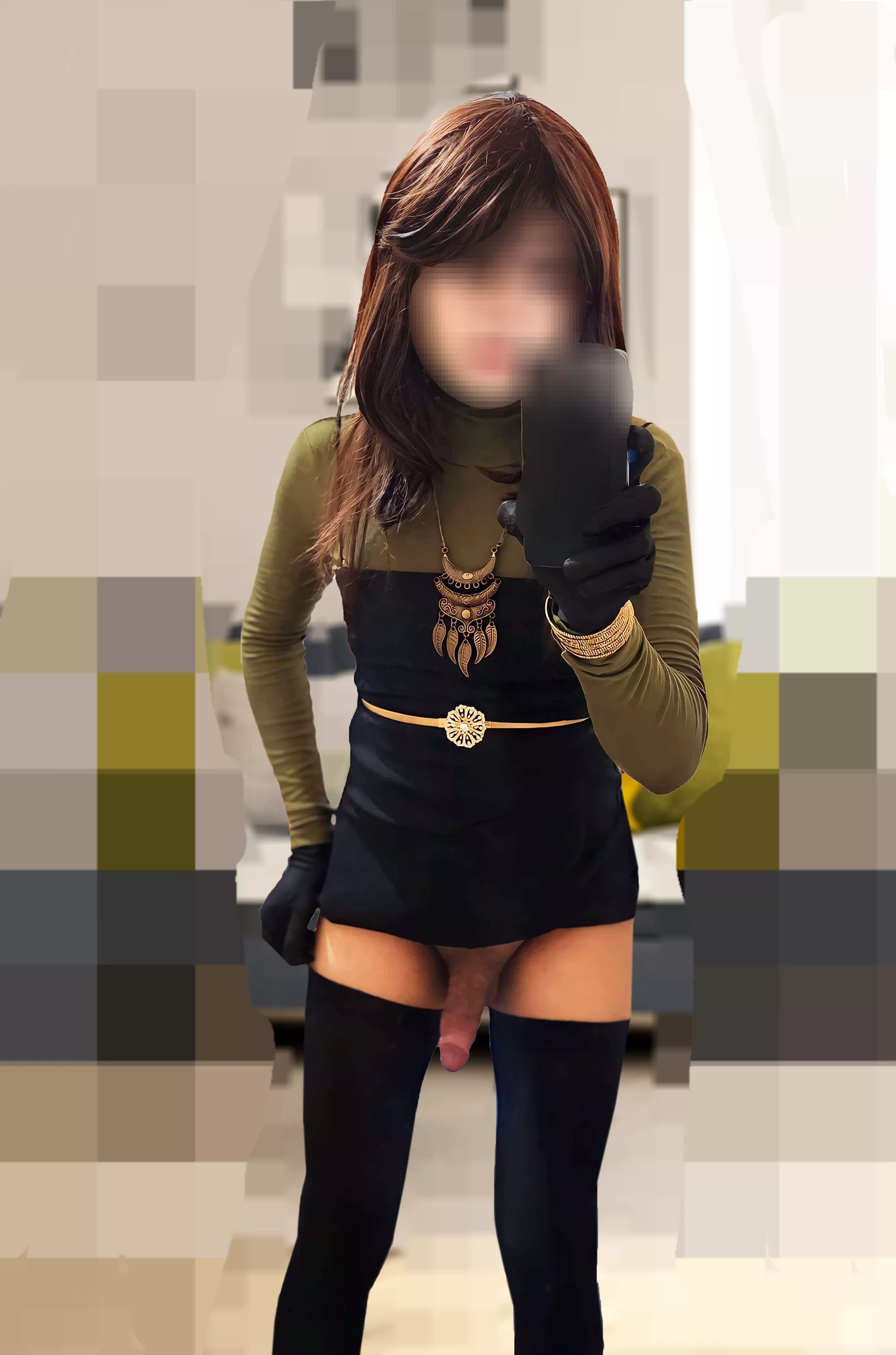 No panties for the party  posted by Kuroiscos