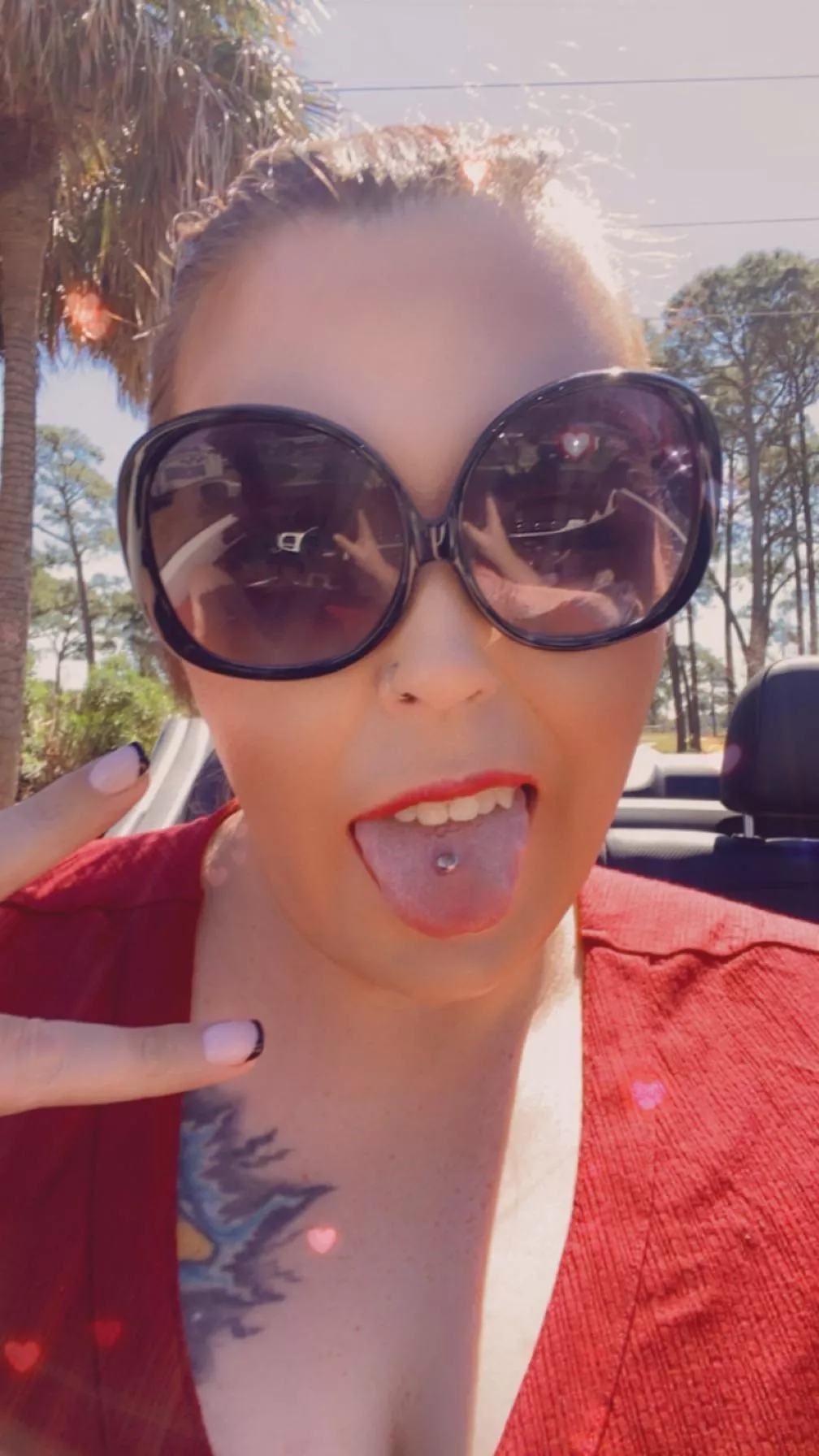 Nothing like driving with the top down🥰 posted by Glaceon412