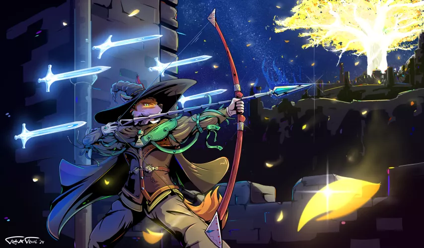 Robin Hood x Elden Ring fanart (by me) by FauxFowl