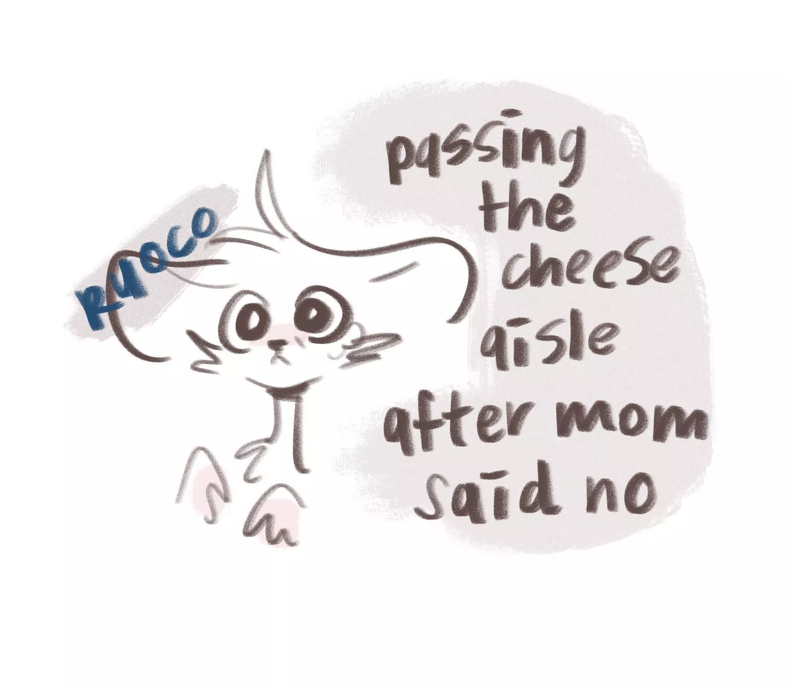 SHE LOVES CHEESE (art by me) posted by ruoco