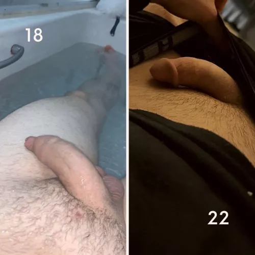 Which version do you like more (me at 18 or 22)? by Cut_Lio