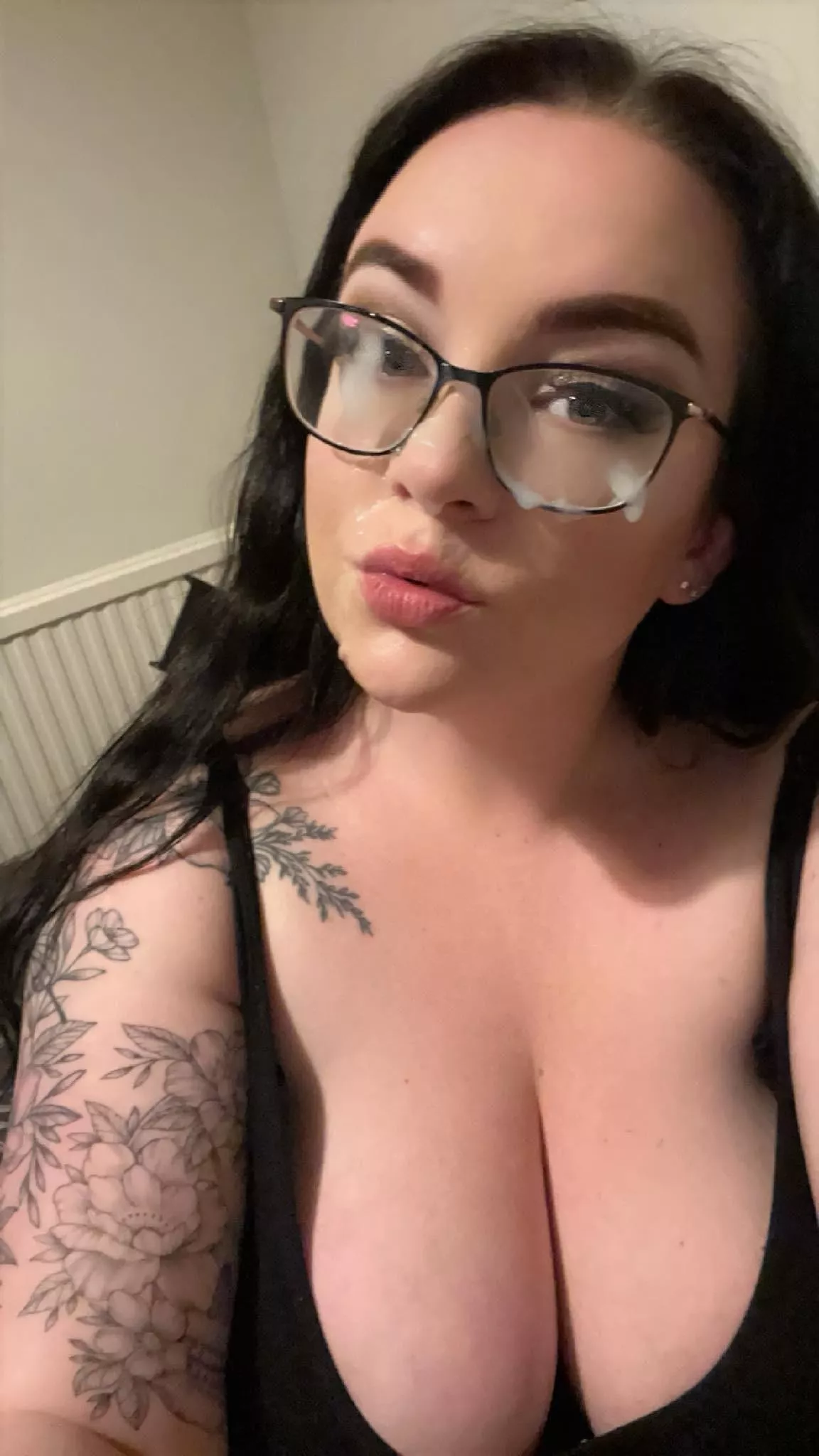 Why do you guys always aim for the glasses? posted by CurvyJ95