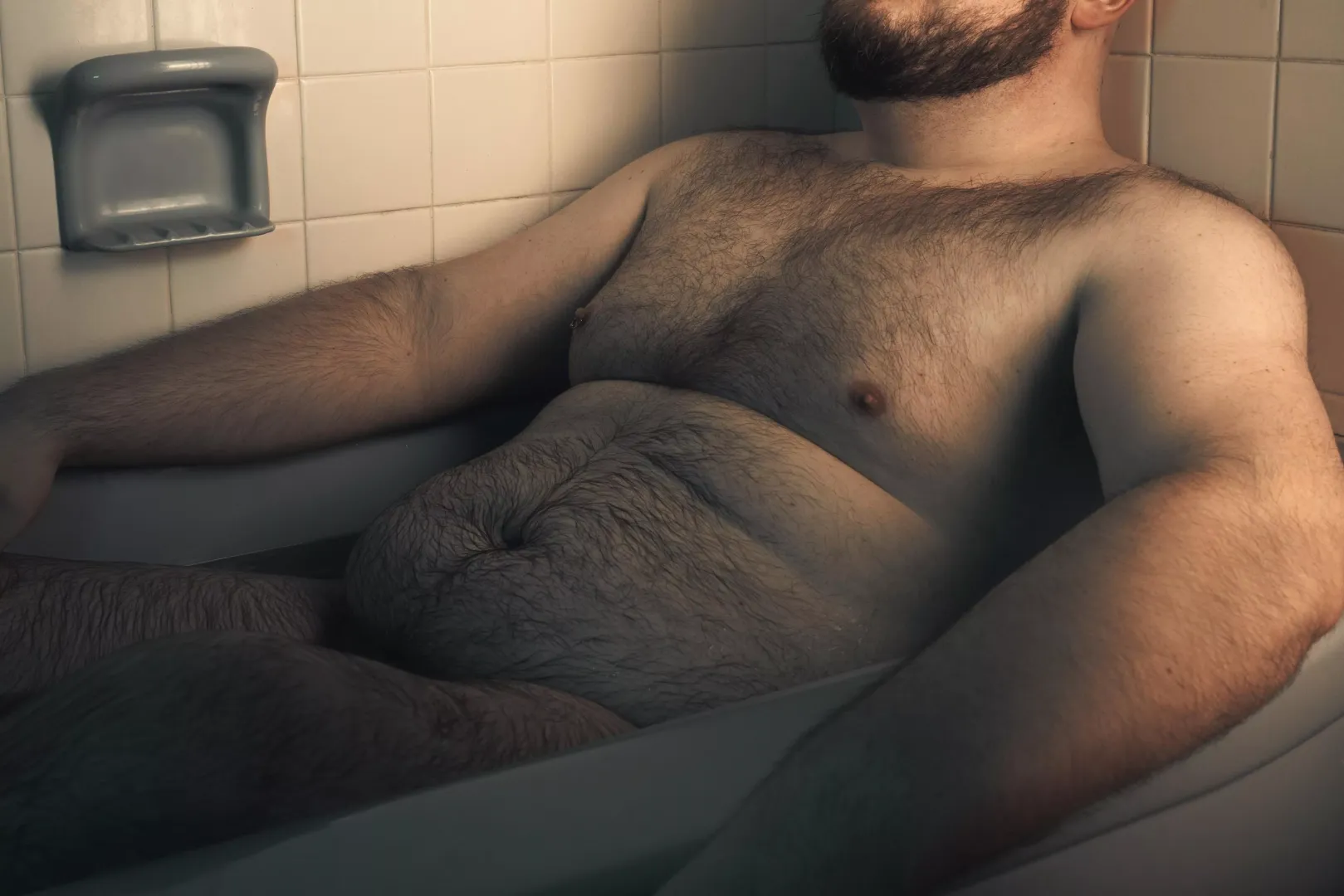 A self portrait I did recently by BearlyAroused