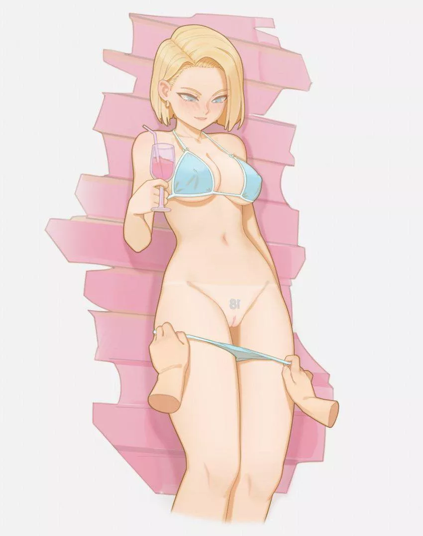 Android 18 Panties Pulled Down (Bartolomeobari) [Dragon Ball Z] posted by Mobile_Second_4187