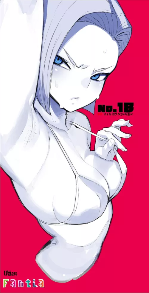 Android 18's Underarm Stubble in a Sexy Bikini (@mg_no29) by MeDahMann