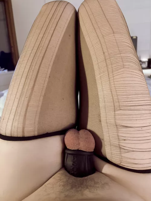 Broken nylon and no dick for Italian sissy by mmx2369