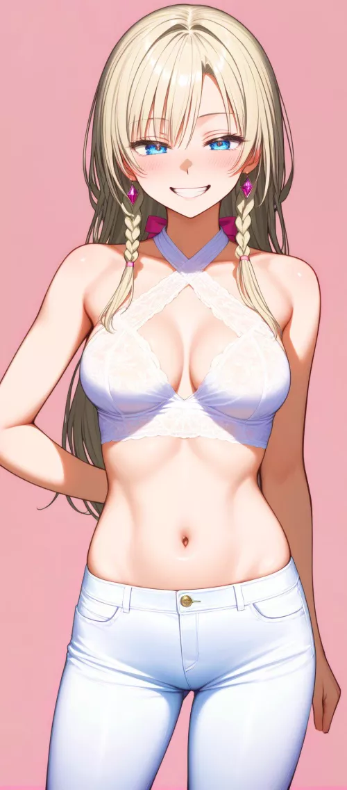 Full White Outfit  by CheetahSperm18