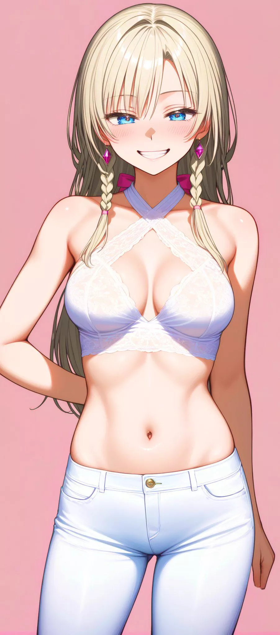 Full White Outfit  posted by CheetahSperm18