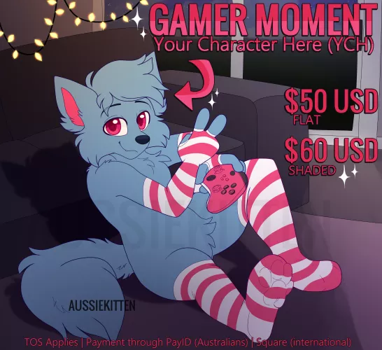 GAMER MOMENT now OPEN!!💫🎮 by Aussie_Kitten_