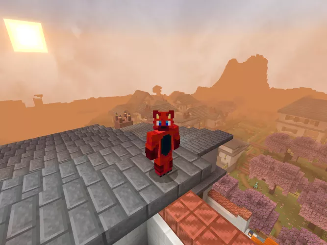 I made my fursona a Minecraft skin by SkyeRedPanda