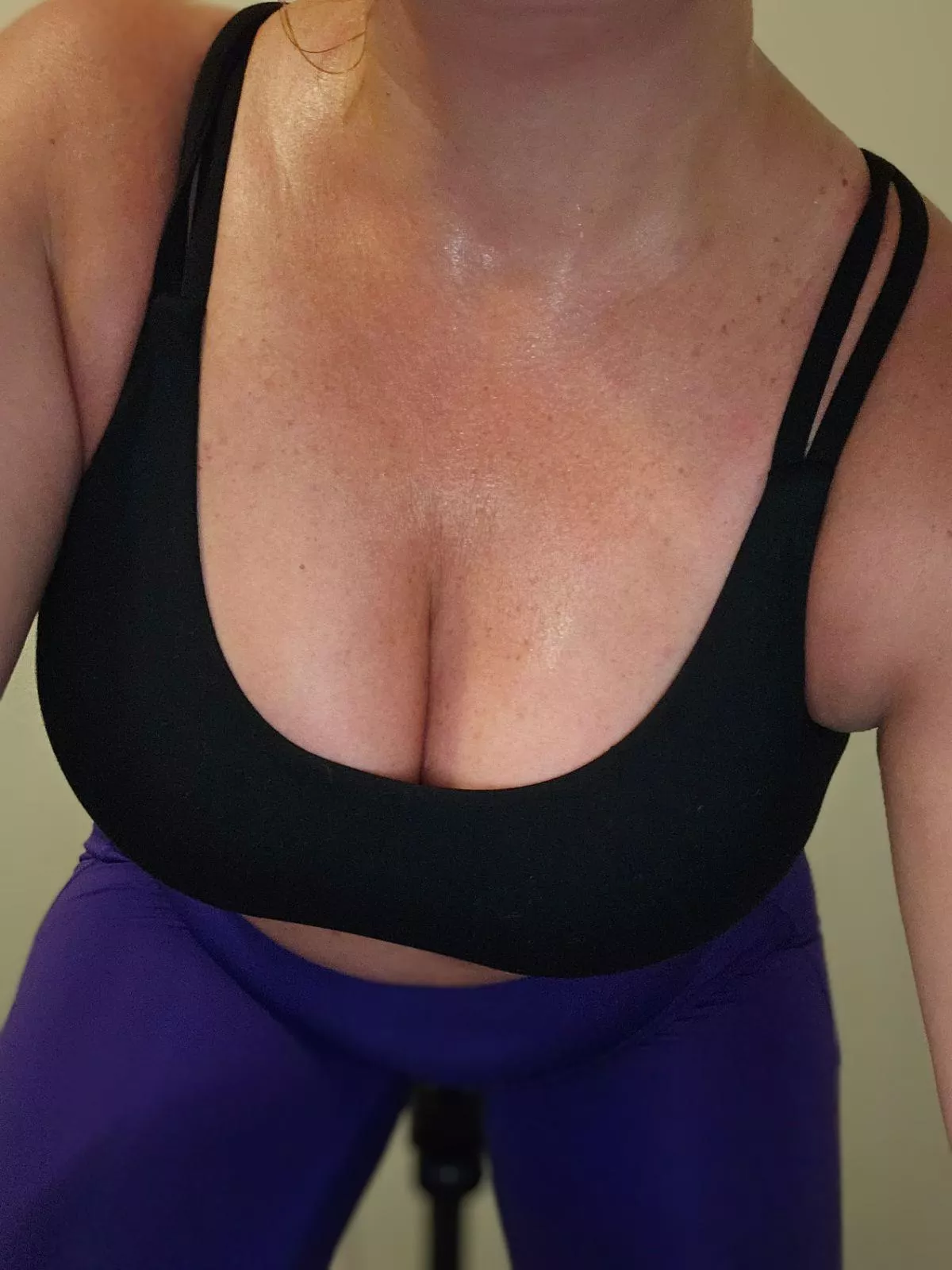 I really enjoy getting gym selfies from my wife. posted by The_Wife_Show