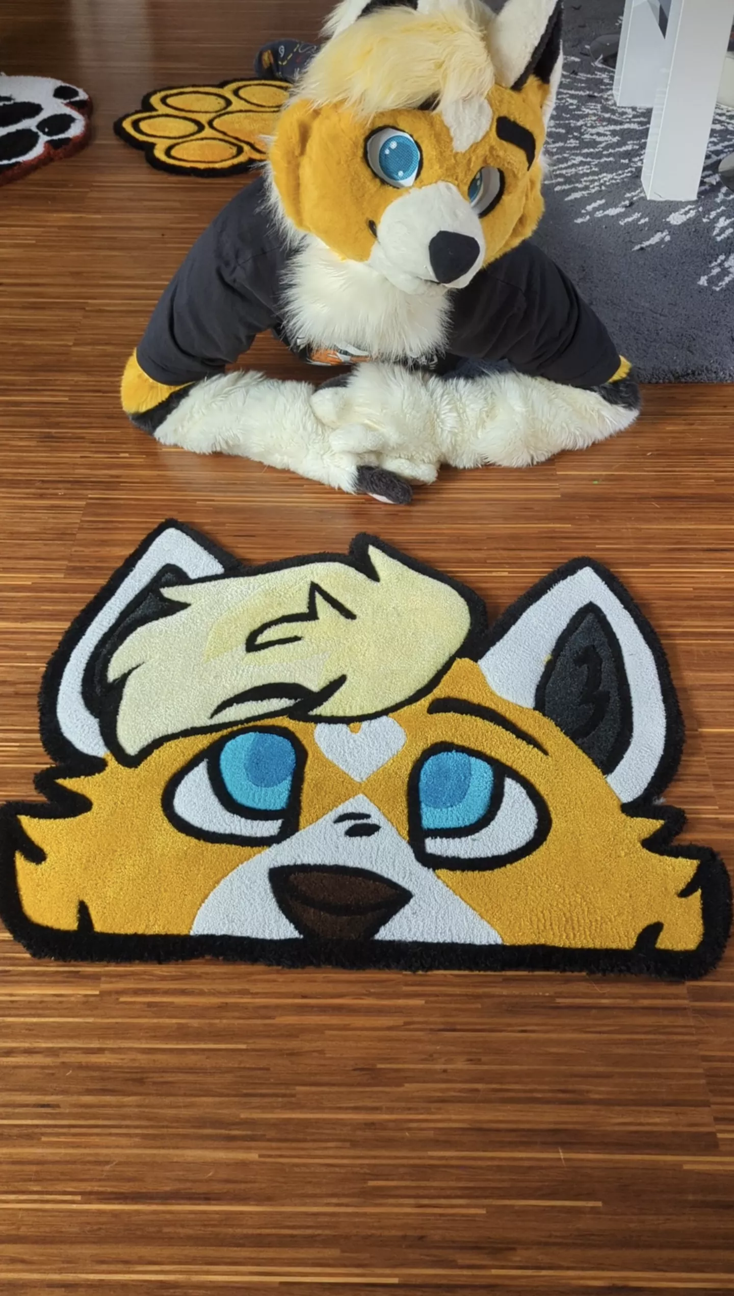 I turned myself into a carpet (again) ( carpet by me, art that I used made by JVRex) posted by OrbitTakaGuma