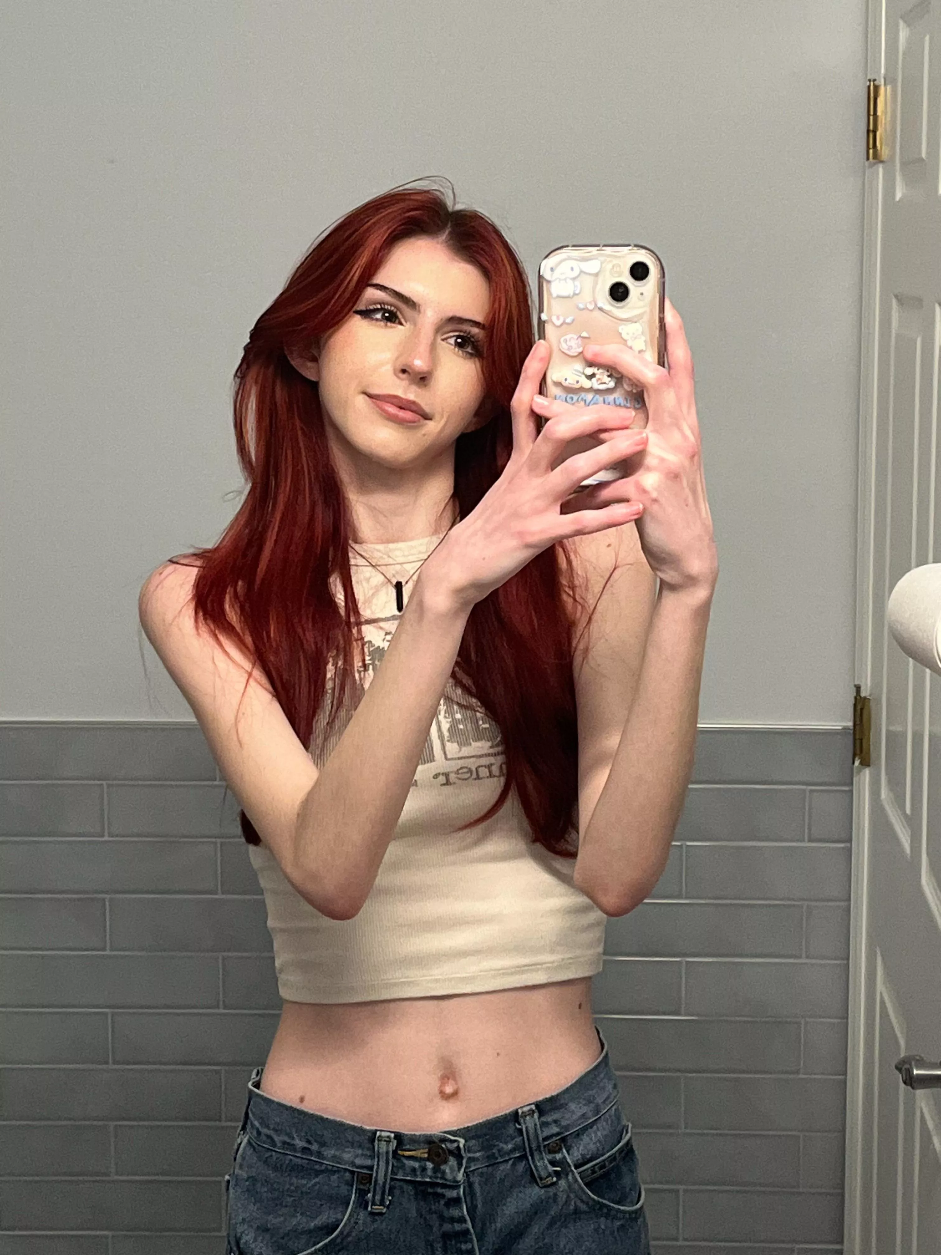 i used to get in trouble for not wearing bras with my crop tops posted by r3dh3ads1vt