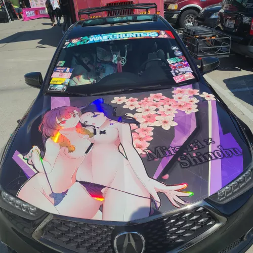 LF color source: girl on the dakimakura next to the demon slayer girl by GnawvilleTea