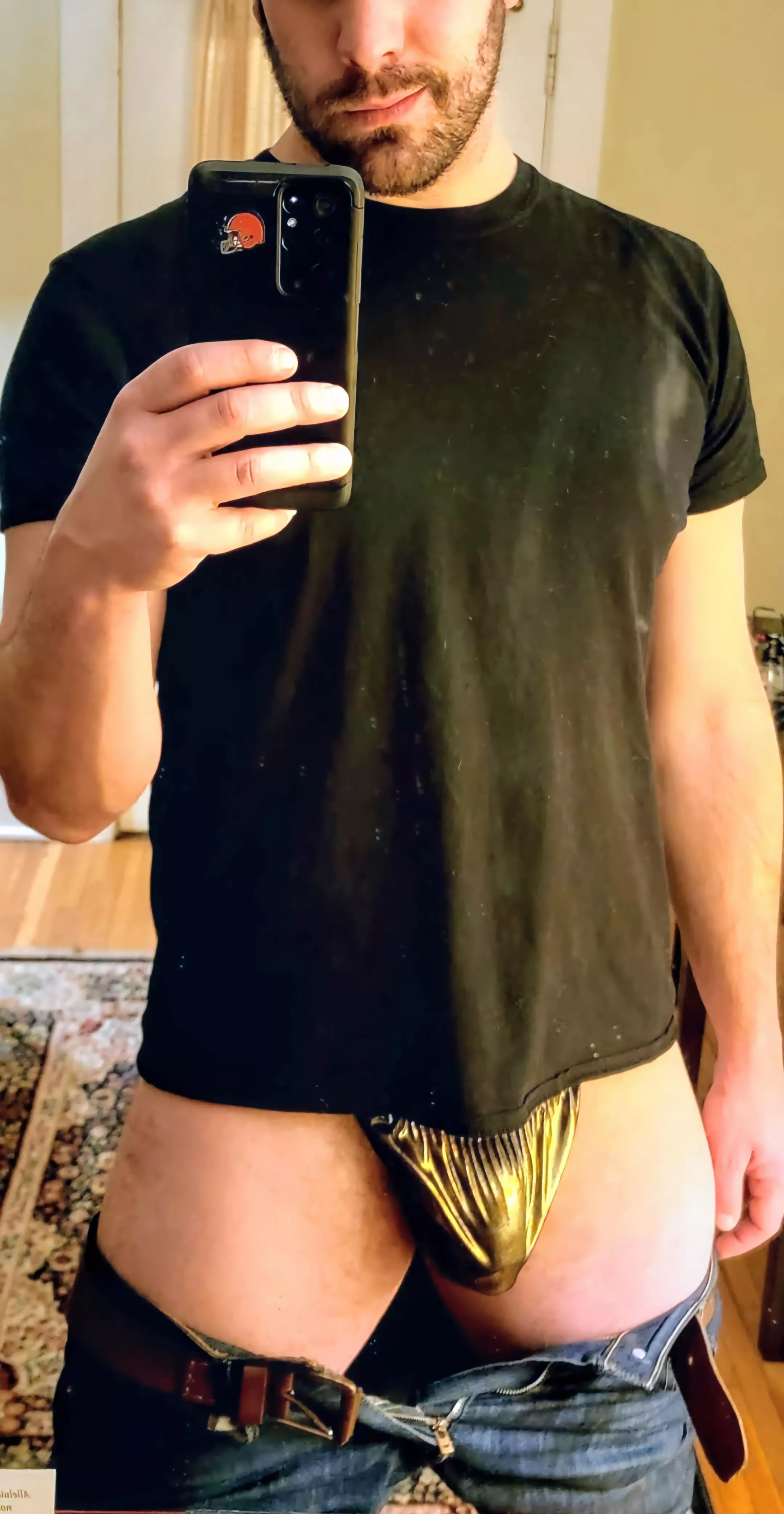 Metallic gold hanging  posted by Ecstatic_Cap_6914