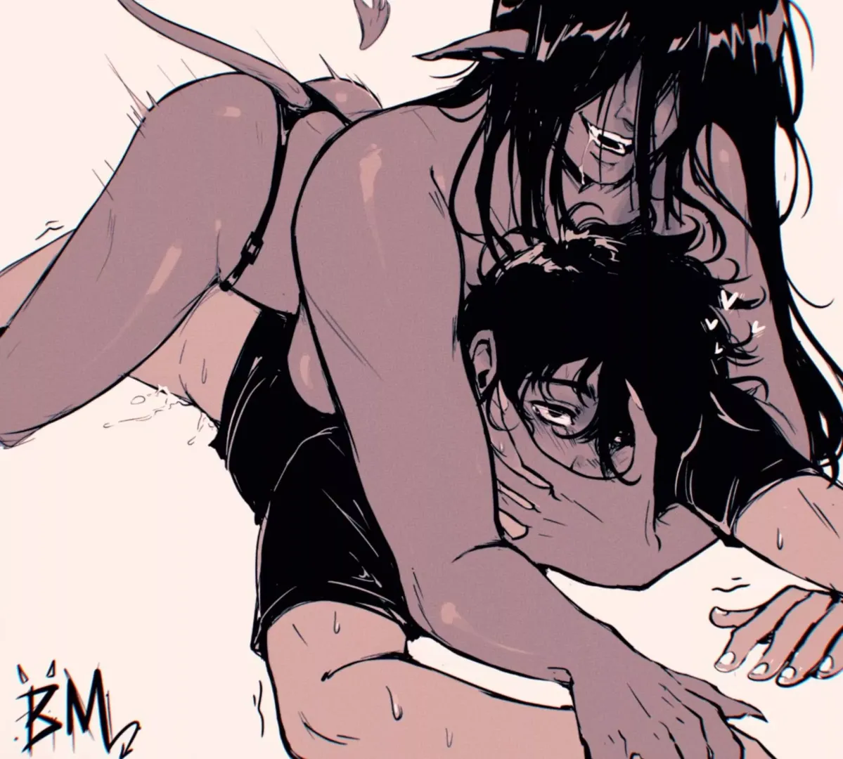 *muffled screams* *muffled groans* *muffled sighs* by Jazmin-D