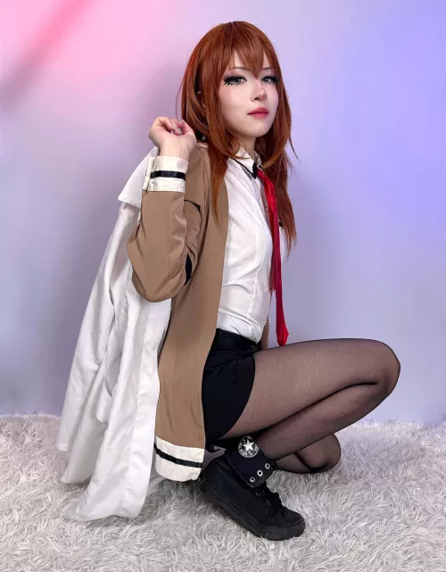 My Makise Kurisu cosplay (Stella) by SthormyStar