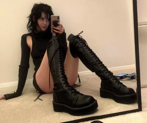 My thigh high boots posted by YellowPosty