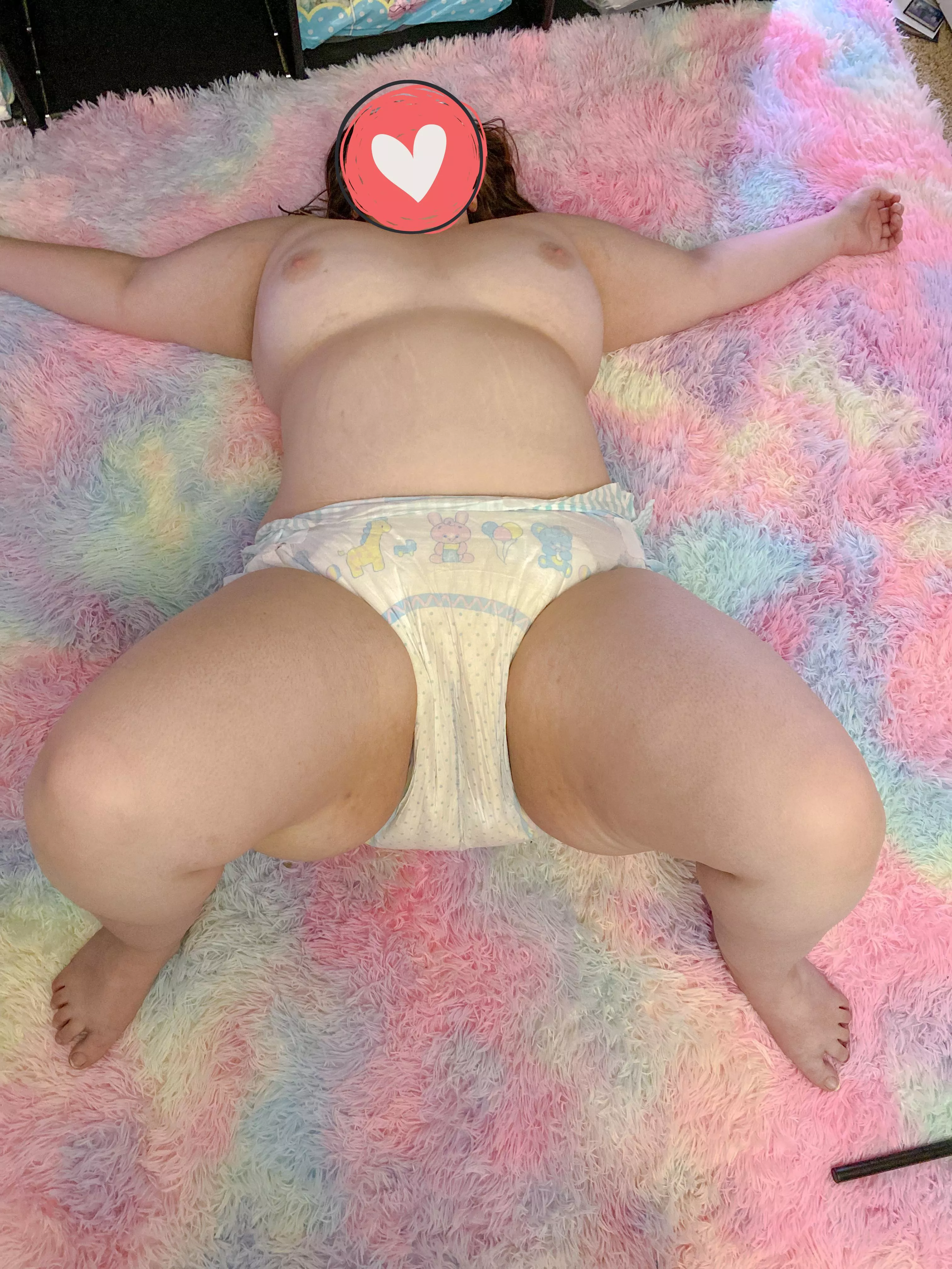 One full diaper after a long day posted by Paddedmommy