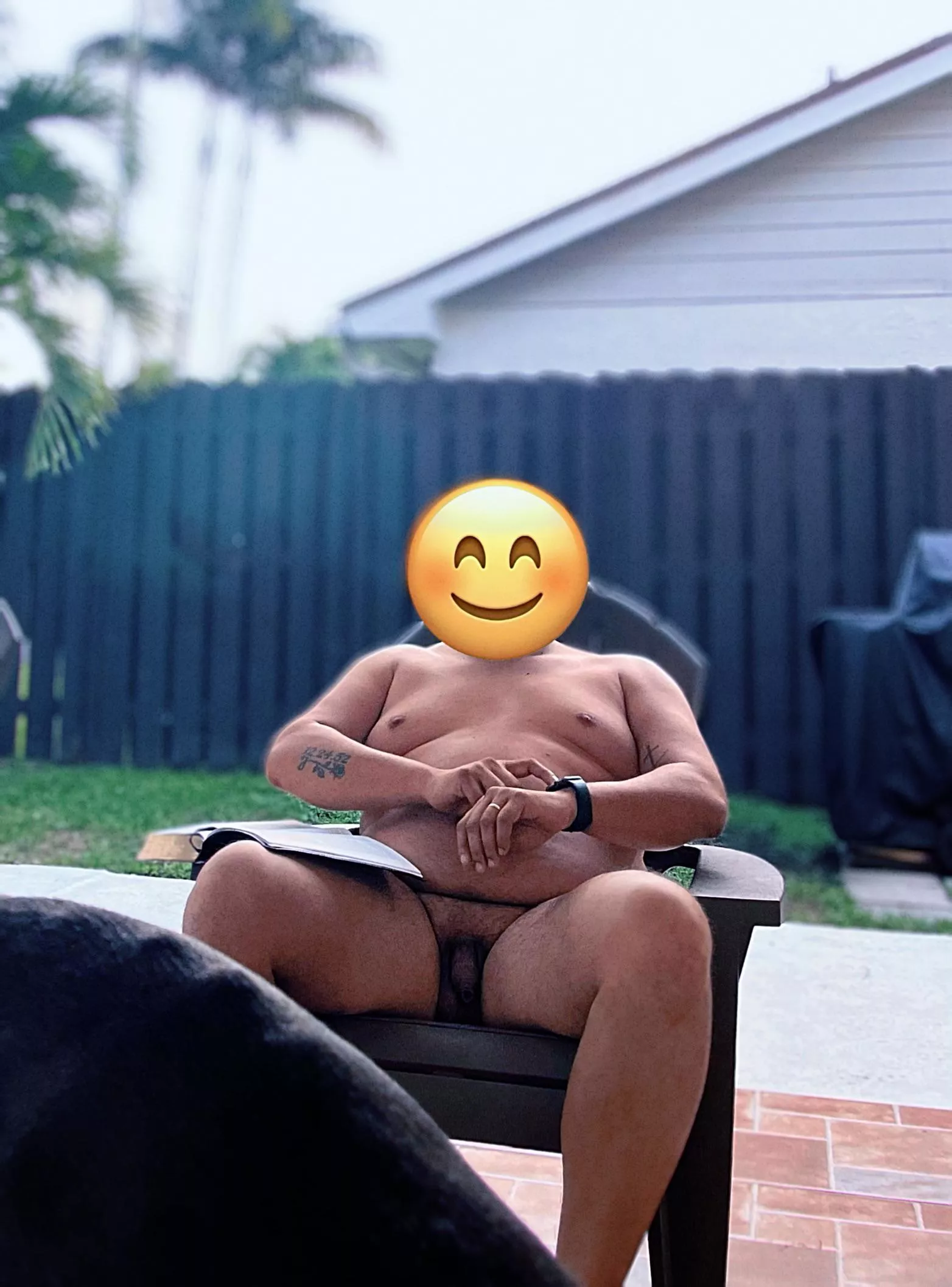 Reading in the patio posted by HD_FLO