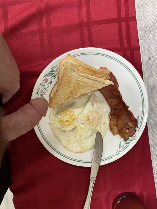 Sausage and bacon! by beardcum