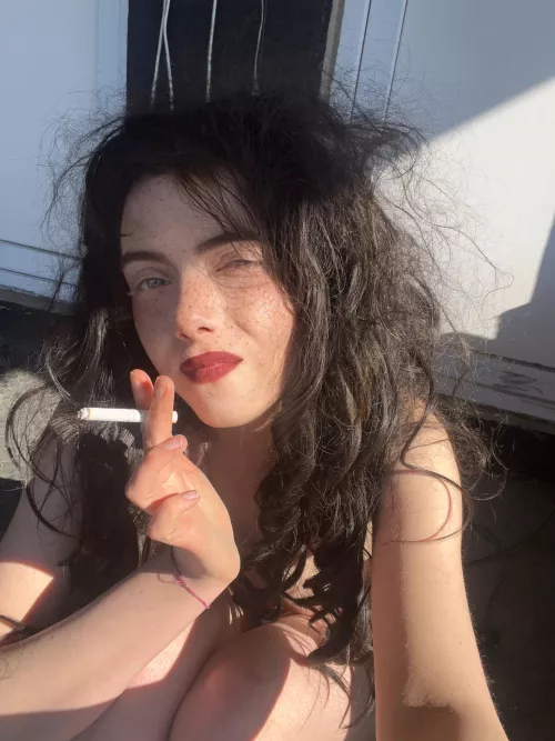 Smoking naked on the balcony is my favorite way to start the day by MathematicianFew3940