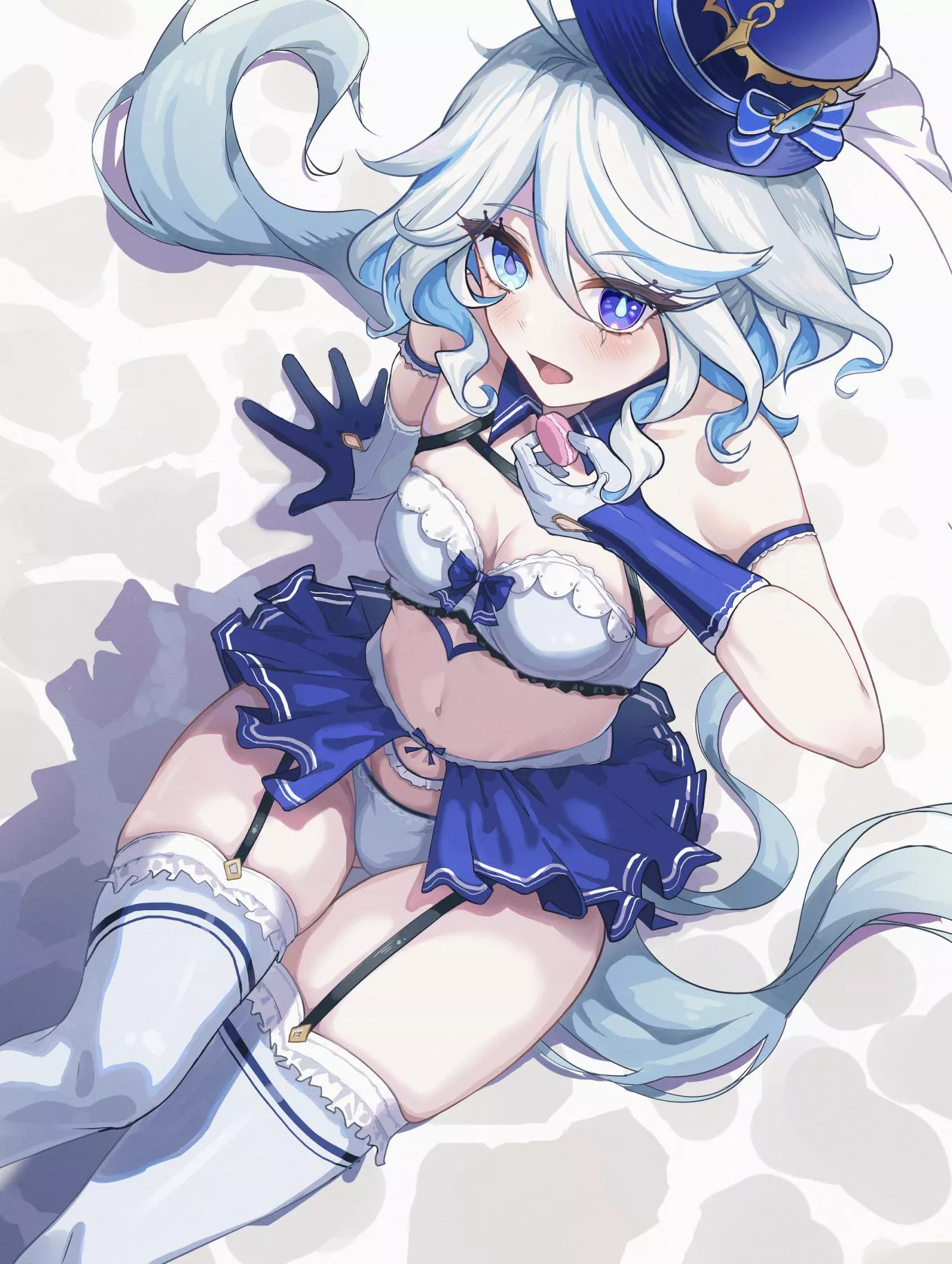 Snacking Furina [Genshin Impact] posted by AluminiumGnat