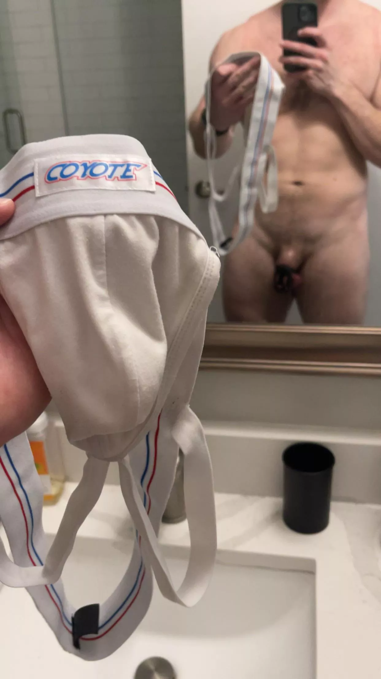 Sweat through what little fabric there is posted by Spit-n-Swallow