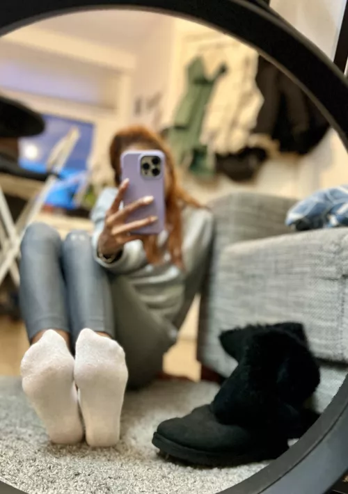 Uggs make for sweaty socks 🤭 by isa_stillsinning