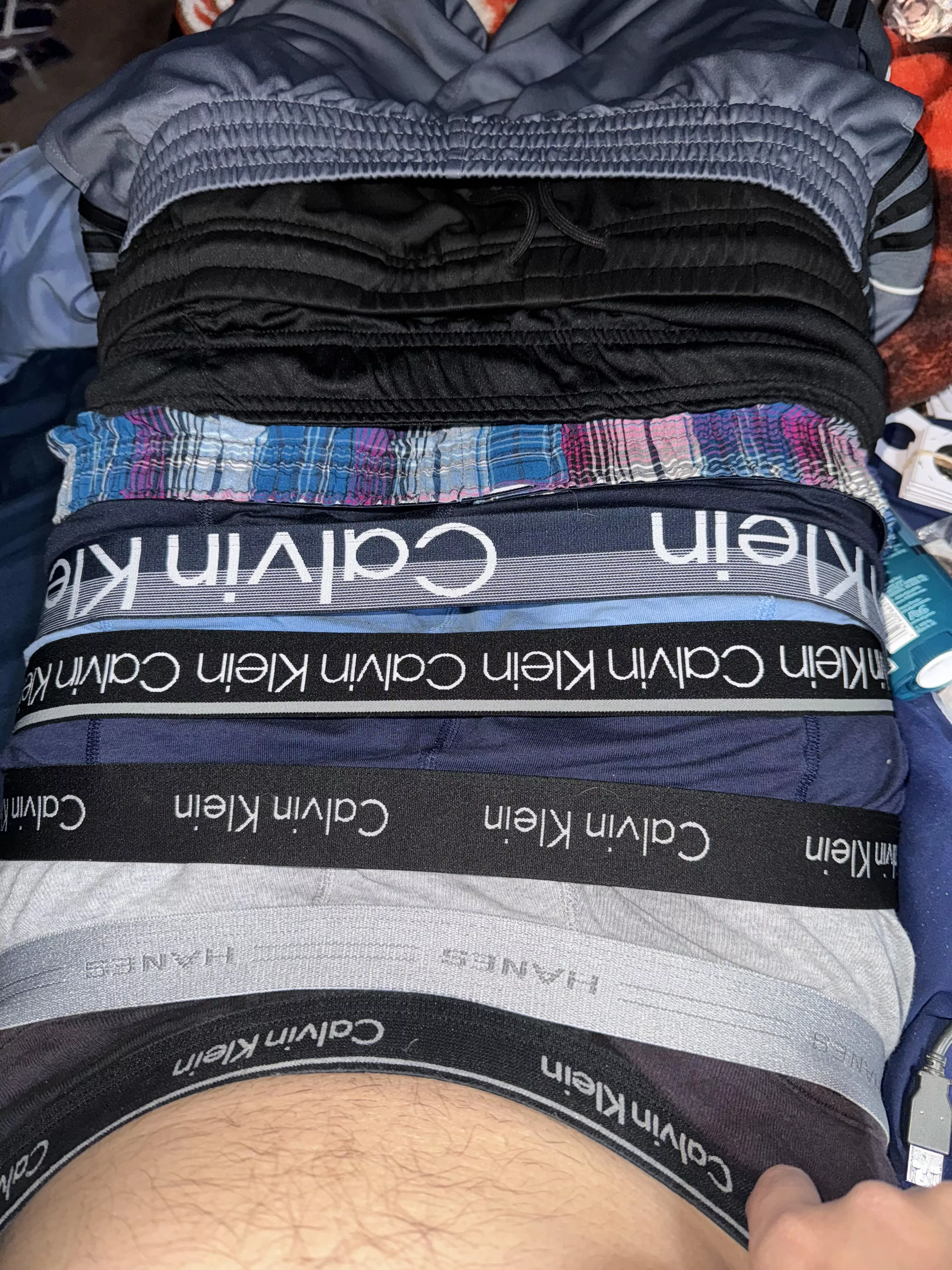 Underwear/boxers/bball shorts collection found in locker room posted by coinpusherking8888