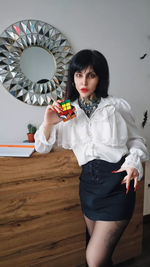 What's more challenging: solving a Rubik's cube or taking this all at a first try? by Vampandbeauty