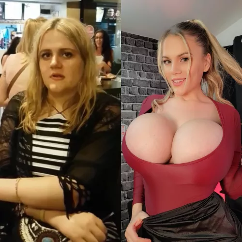 5 year difference… [oc] by UKBimboDoll