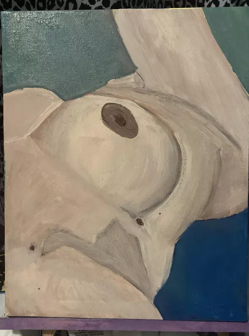 Acrylic paint  by PhoenixRosex3